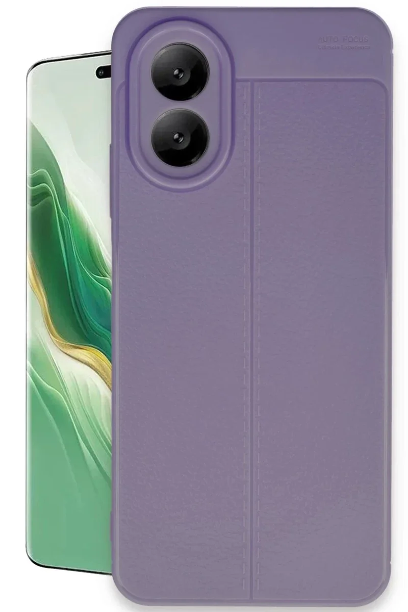 Oppo A38 Kılıf Auto Focus Kapak - Lila Oppo A38 Kılıf Auto Focus Kapak - Lila