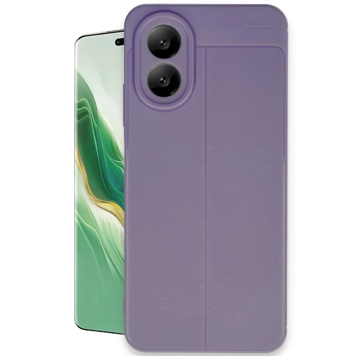 Oppo A38 Kılıf Auto Focus Kapak - Lila Oppo A38 Kılıf Auto Focus Kapak - Lila