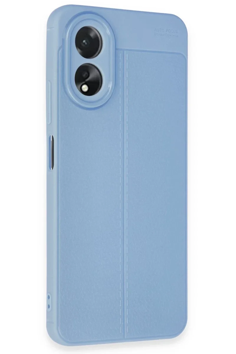 Oppo A38 Kılıf Auto Focus Kapak - Mavi Oppo A38 Kılıf Auto Focus Kapak - Mavi