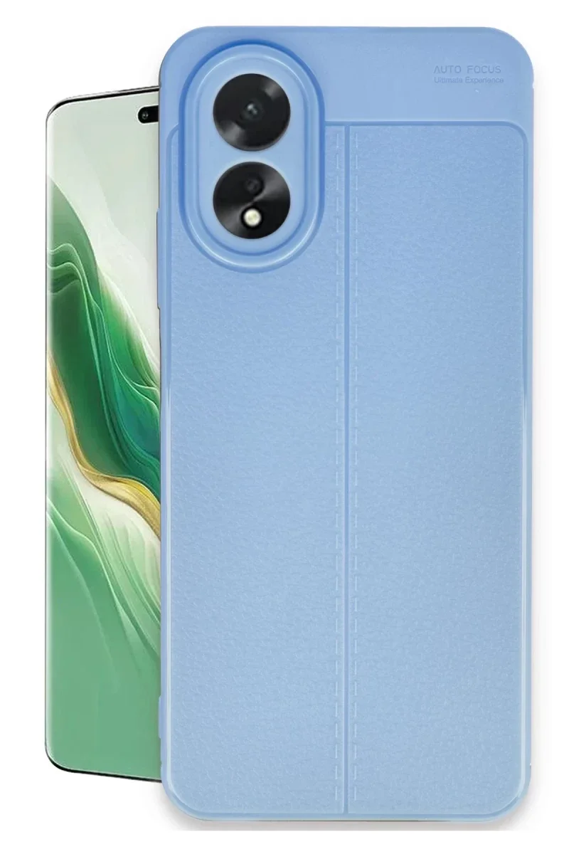 Oppo A38 Kılıf Auto Focus Kapak - Mavi Oppo A38 Kılıf Auto Focus Kapak - Mavi