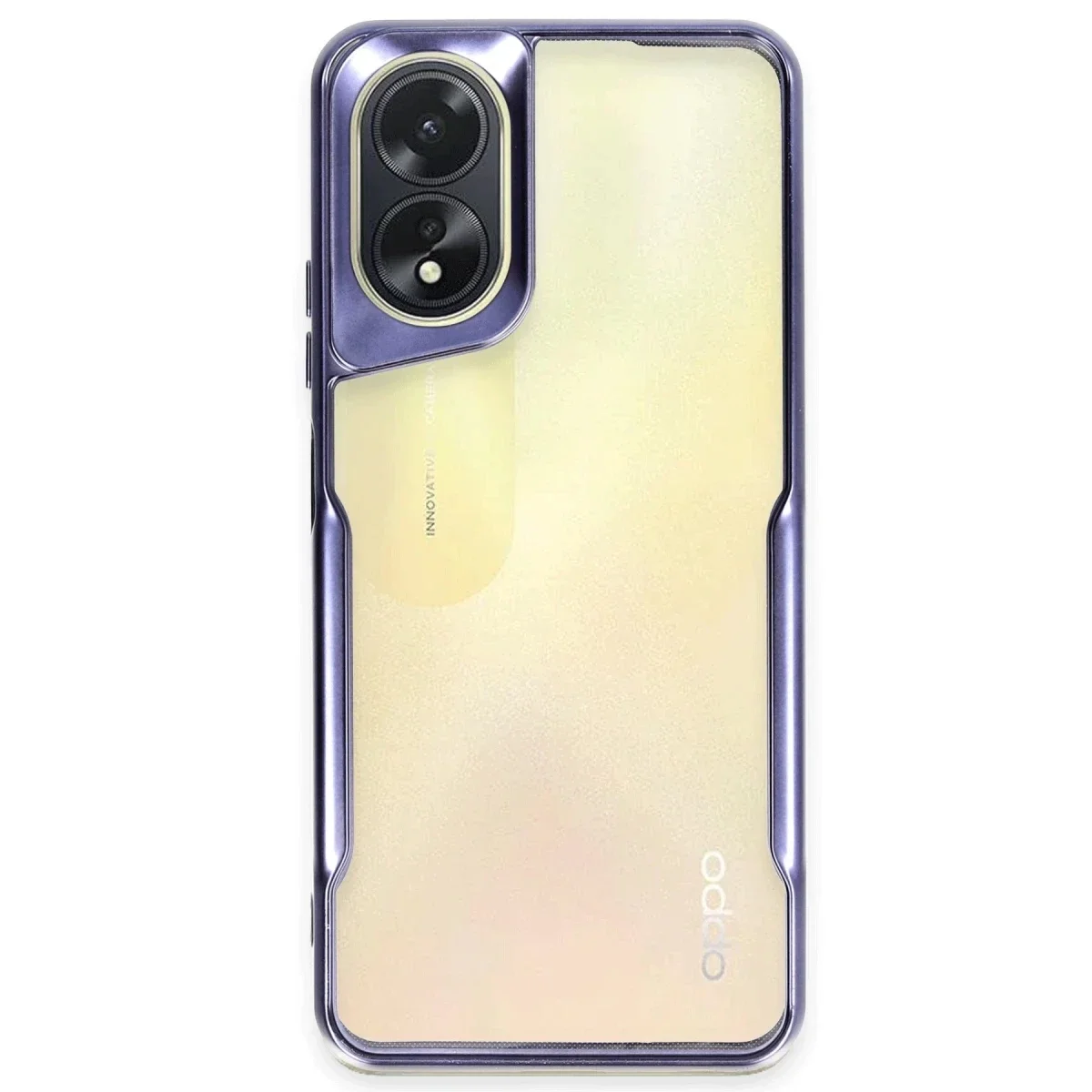 Oppo A38 Kılıf Boyi Silikon Kapak - Lacivert Oppo A38 Kılıf Boyi Silikon Kapak - Lacivert