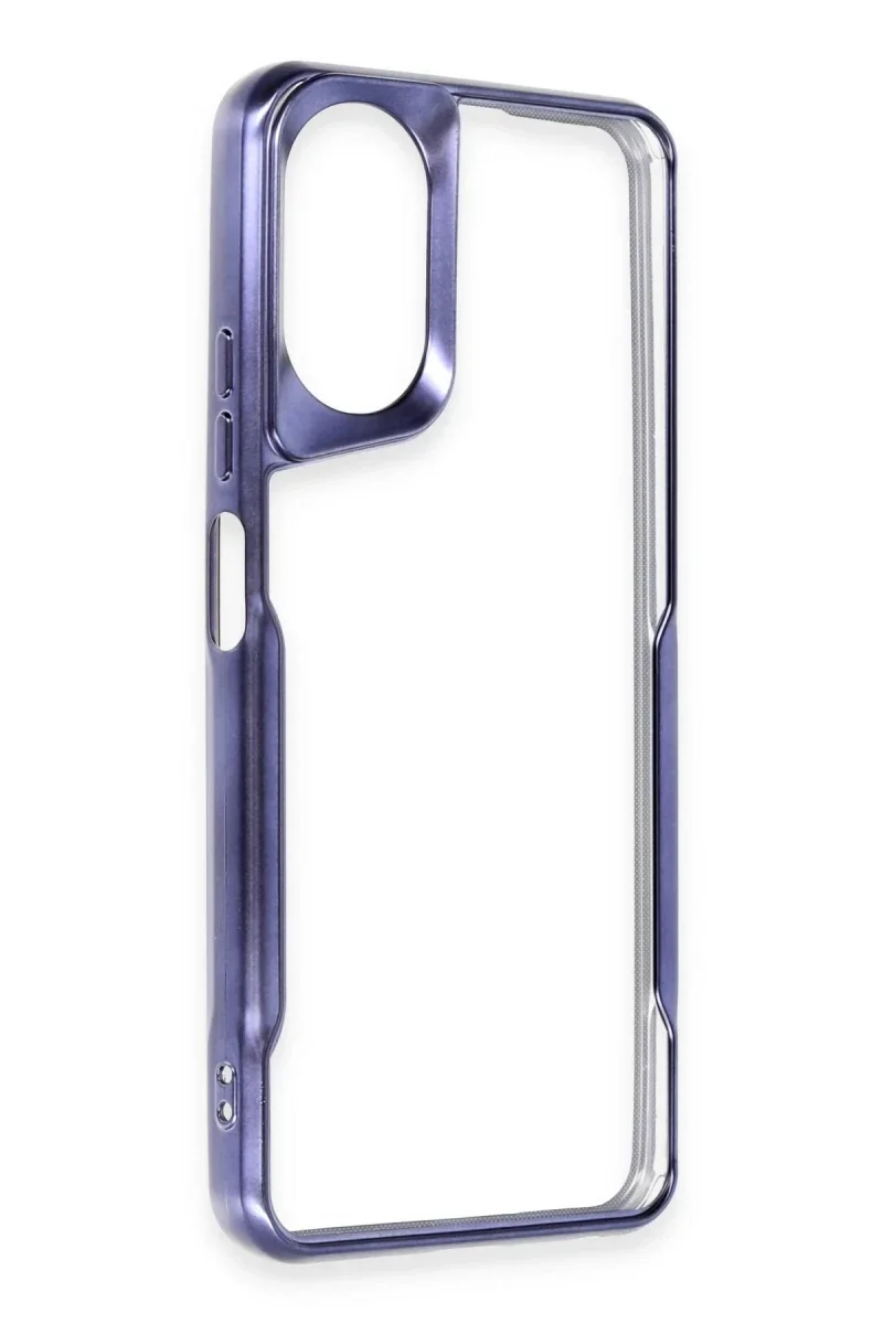 Oppo A38 Kılıf Boyi Silikon Kapak - Lacivert Oppo A38 Kılıf Boyi Silikon Kapak - Lacivert