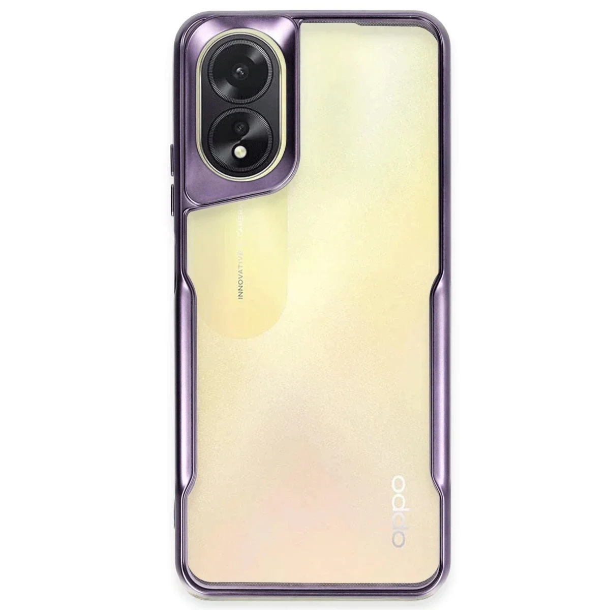 Oppo A38 Kılıf Boyi Silikon Kapak - Derin Mor Oppo A38 Kılıf Boyi Silikon Kapak - Derin Mor