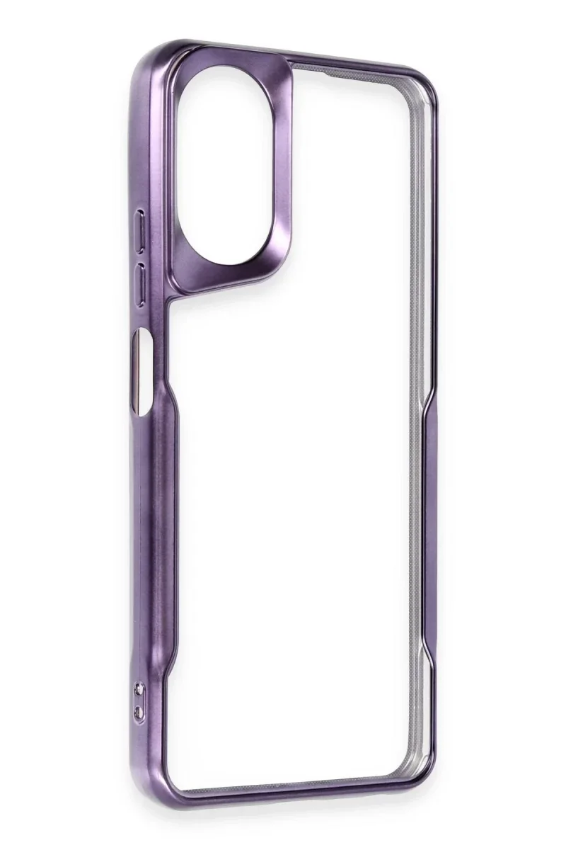 Oppo A38 Kılıf Boyi Silikon Kapak - Derin Mor Oppo A38 Kılıf Boyi Silikon Kapak - Derin Mor