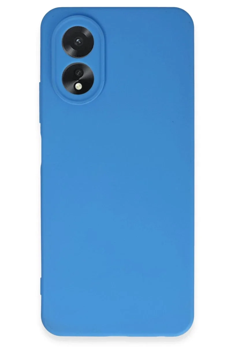 Oppo A38 Kılıf First Silikon - Mavi Oppo A38 Kılıf First Silikon - Mavi