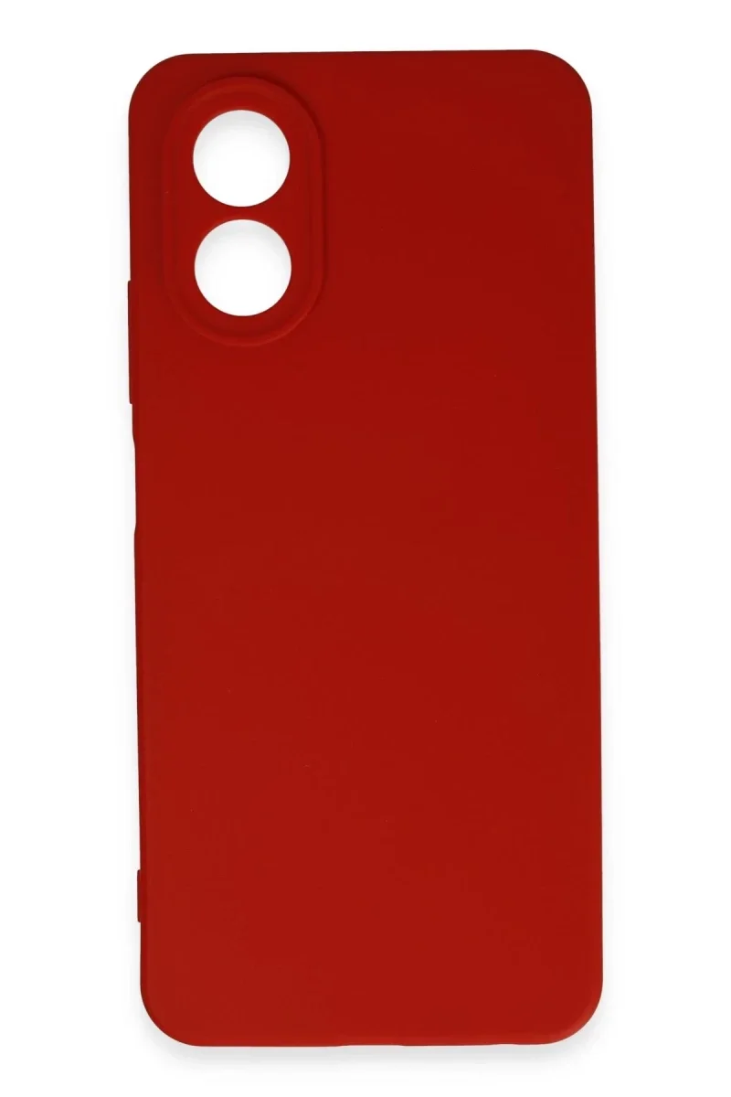 Oppo A38 Kılıf First Silikon - Kırmızı Oppo A38 Kılıf First Silikon - Kırmızı