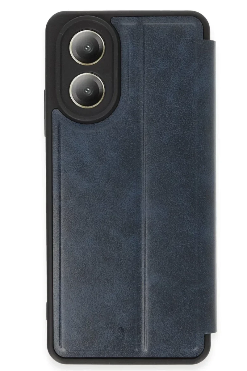 Oppo A38 Kılıf Flip Cover - Lacivert Oppo A38 Kılıf Flip Cover - Lacivert