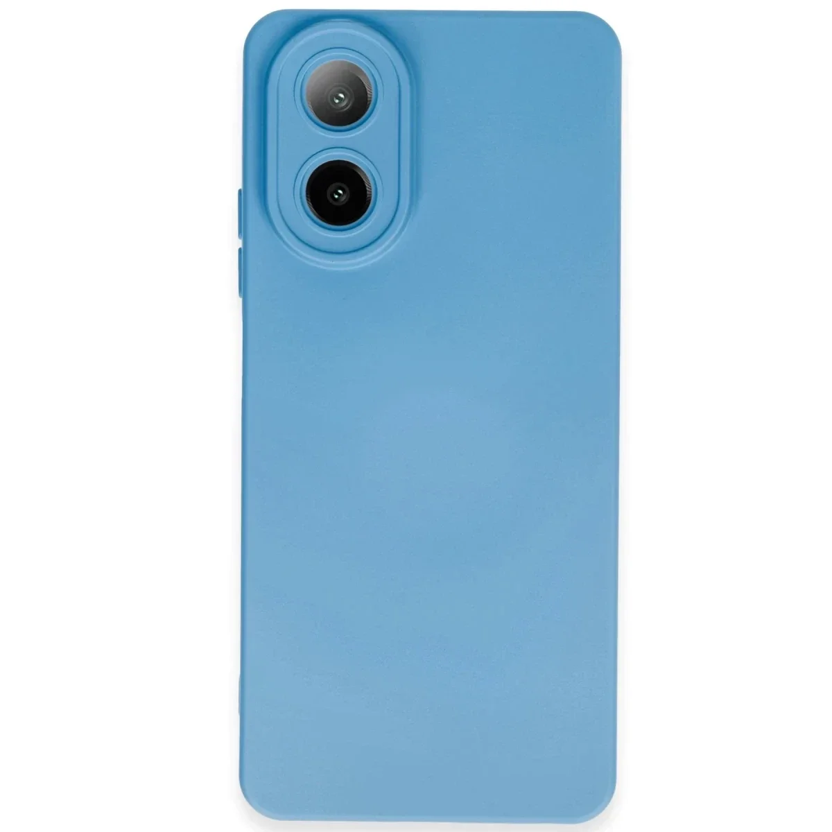 Oppo A38 Kılıf Nano içi Kadife Silikon - Mavi Oppo A38 Kılıf Nano içi Kadife Silikon - Mavi