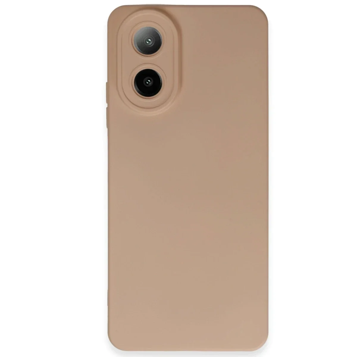 Oppo A38 Kılıf Nano içi Kadife Silikon - Pudra Oppo A38 Kılıf Nano içi Kadife Silikon - Pudra