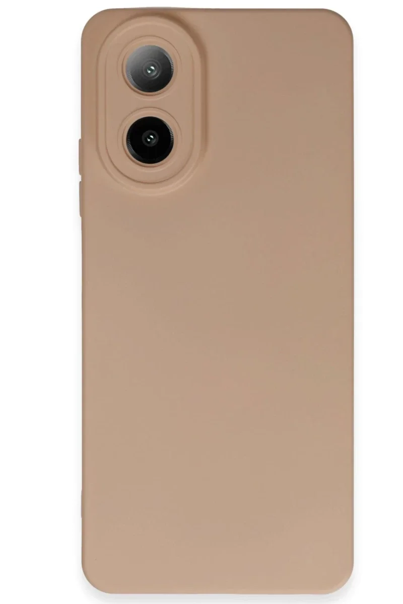 Oppo A38 Kılıf Nano içi Kadife Silikon - Pudra Oppo A38 Kılıf Nano içi Kadife Silikon - Pudra