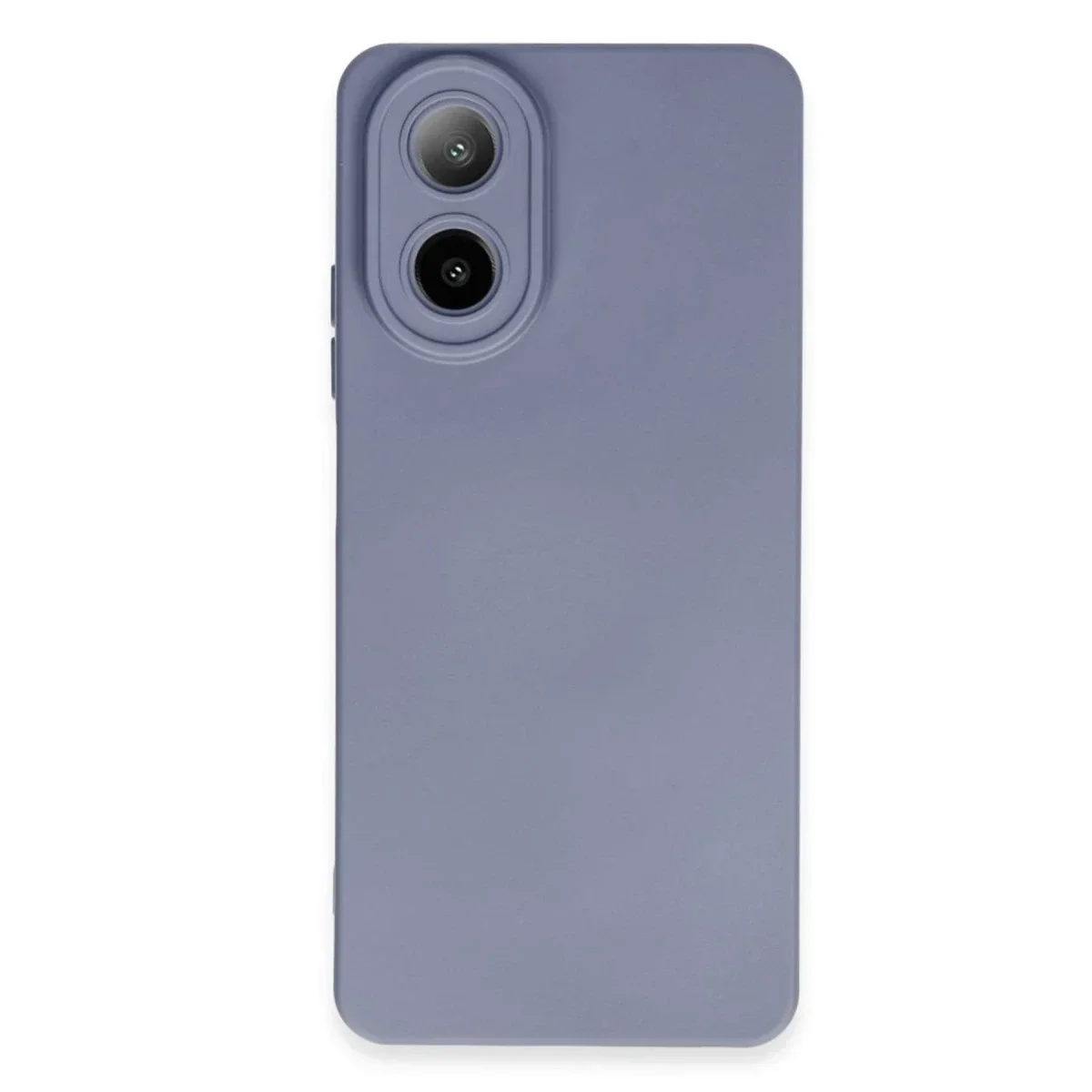 Oppo A38 Kılıf Nano içi Kadife Silikon - Gri