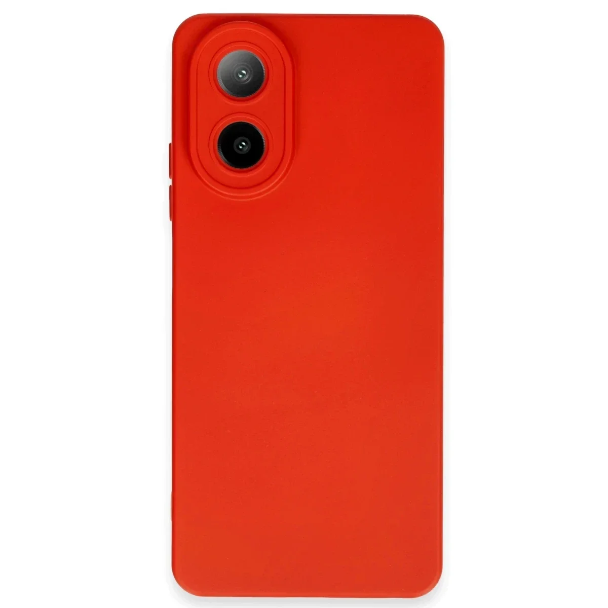 Oppo A38 Kılıf Nano içi Kadife Silikon - Kırmızı