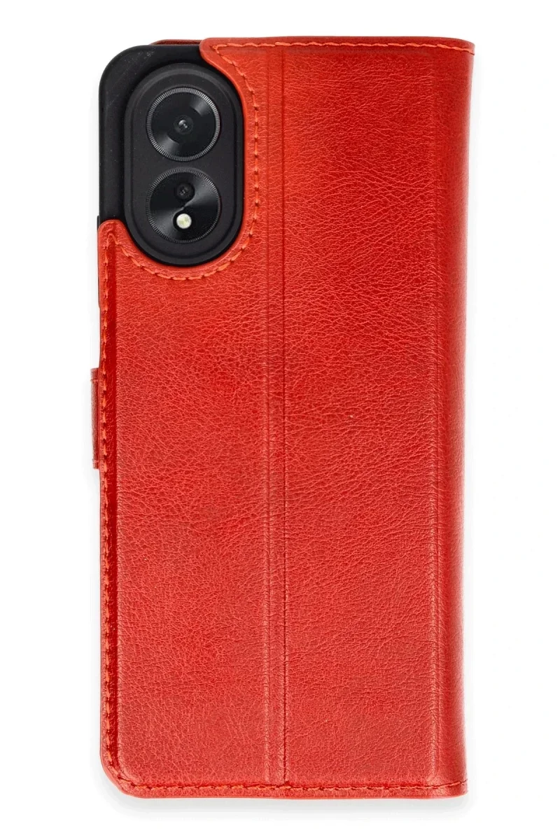 Oppo A38 Kılıf Trend S Plus Kapaklı Kılıf - Kırmızı Fiyatı, Yorumları ve Özellikleri
