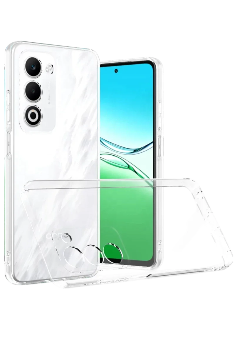 Oppo A5 4G Lüx Şeffaf Silikon - Şeffaf Oppo A5 4G Lüx Şeffaf Silikon - Şeffaf