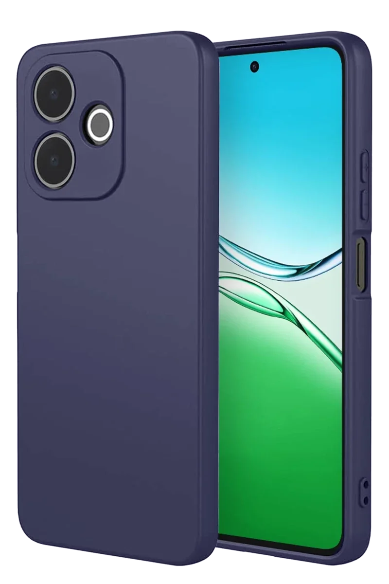 Oppo A5 Pro 4G First Silikon - Lacivert