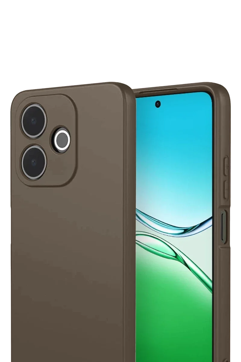 Oppo A5 Pro 4G First Silikon - Kahverengi Oppo A5 Pro 4G First Silikon - Kahverengi