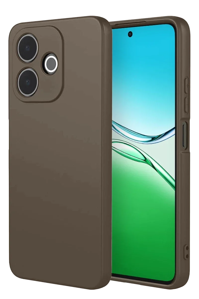 Oppo A5 Pro 4G First Silikon - Kahverengi Oppo A5 Pro 4G First Silikon - Kahverengi