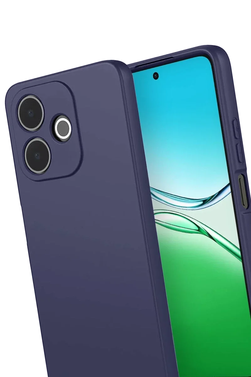 Oppo A5 Pro 4G First Silikon - Lacivert