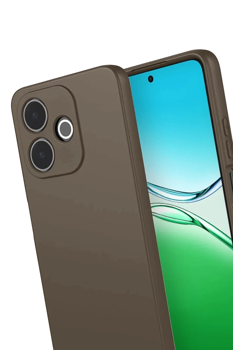 Oppo A5 Pro 4G First Silikon - Kahverengi Oppo A5 Pro 4G First Silikon - Kahverengi