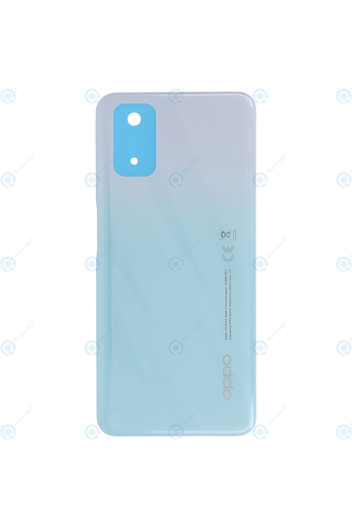 Oppo A52 2020 Arka Pil Kapağı, Lens Hariç. Cph2061 Cph2069 Beyaz