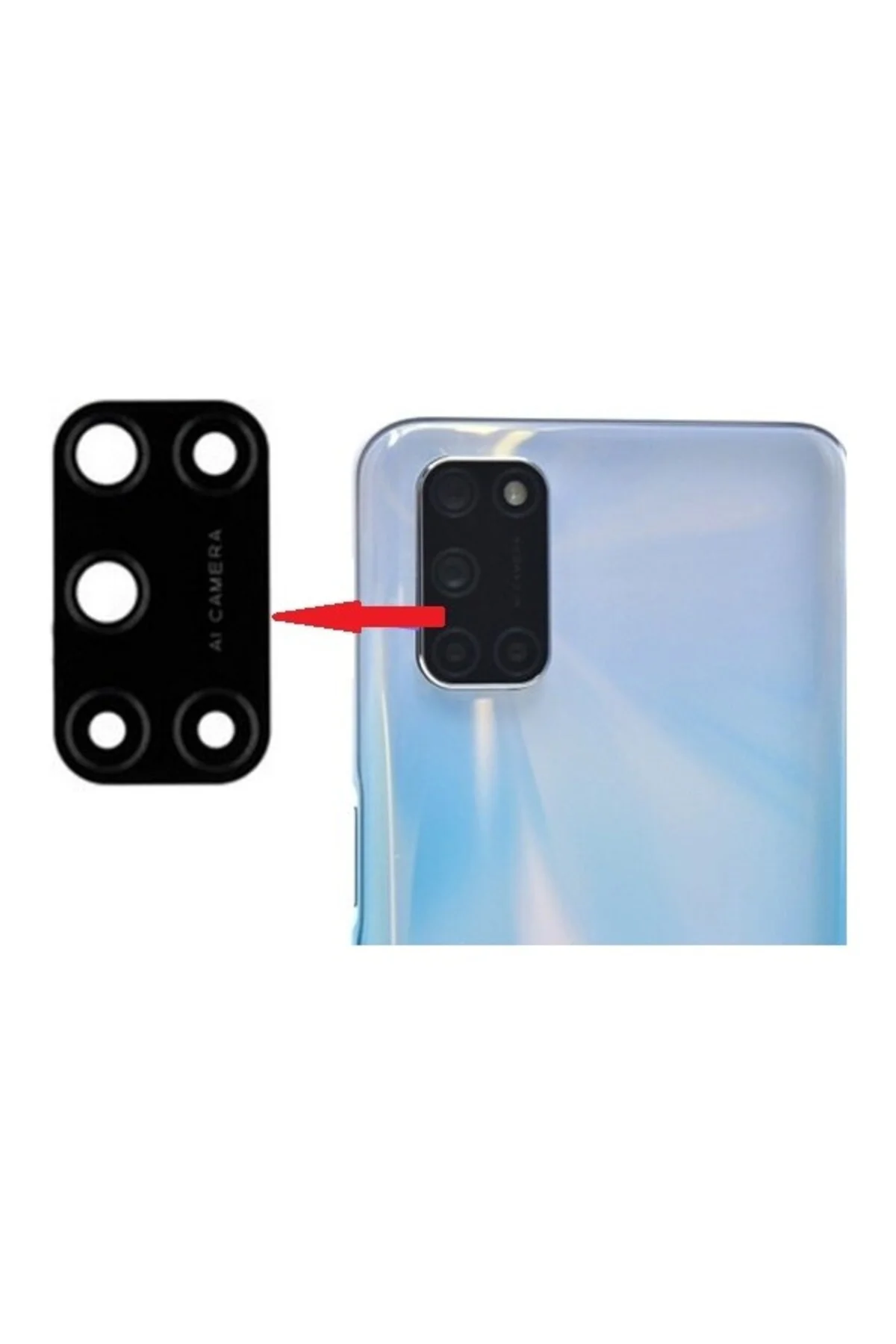Oppo A52 Kamera Lensi Camı CPH2061 CPH2069 PADM00 PDAM10