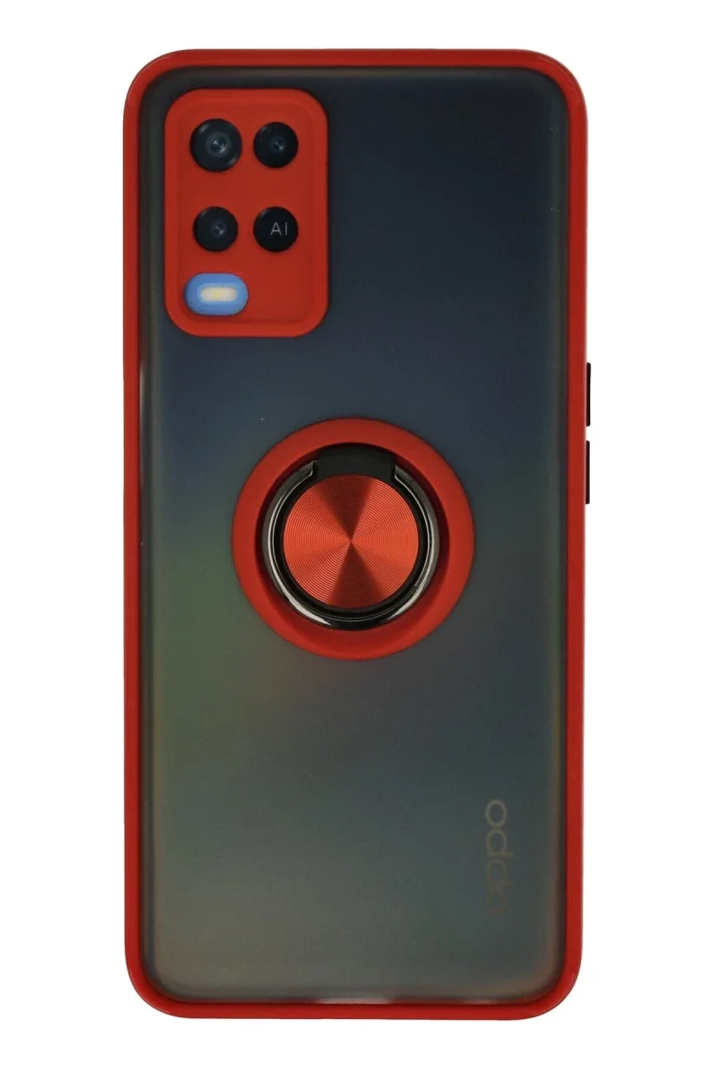 Oppo A54 4G Kılıf Montreal Yüzüklü Silikon Kapak - Kırmızı Fiyatı, Yorumları ve Özellikleri