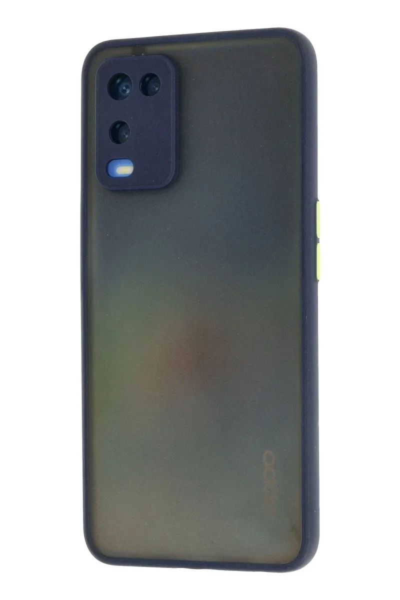 Oppo A54 4G Kılıf Montreal Silikon Kapak - Lacivert
