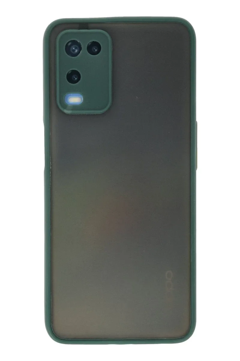 Oppo A54 4G Kılıf Montreal Silikon Kapak - Yeşil Oppo A54 4G Kılıf Montreal Silikon Kapak - Yeşil