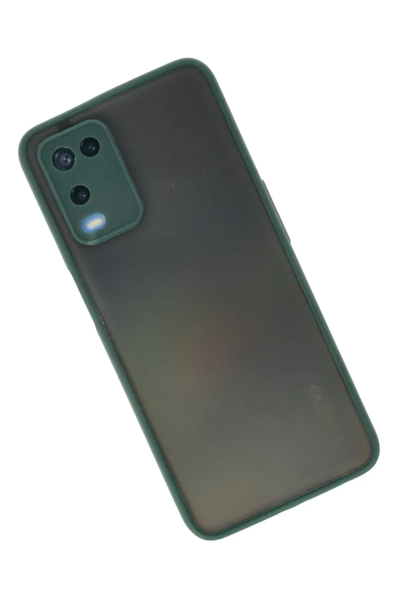 Oppo A54 4G Kılıf Montreal Silikon Kapak - Yeşil Oppo A54 4G Kılıf Montreal Silikon Kapak - Yeşil