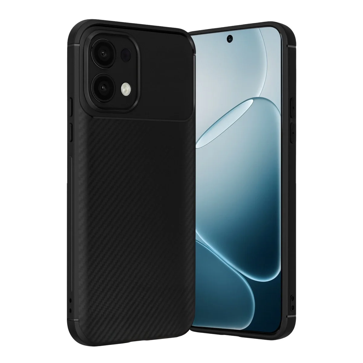 Oppo A6 Pro 4g Auto Focus Karbon Kapak - Siyah Oppo A6 Pro 4g Auto Focus Karbon Kapak - Siyah