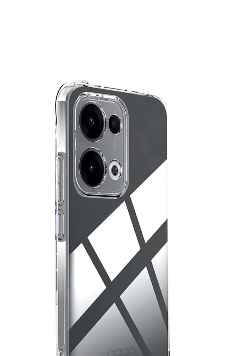 Oppo A6 Pro 4G Lüx Şeffaf Silikon - Şeffaf Oppo A6 Pro 4G Lüx Şeffaf Silikon - Şeffaf