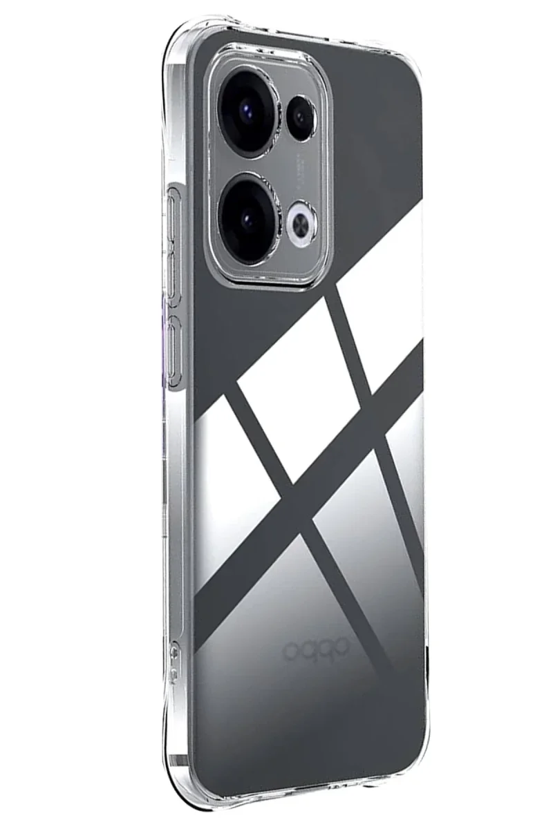 Oppo A6 Pro 4G Lüx Şeffaf Silikon - Şeffaf Oppo A6 Pro 4G Lüx Şeffaf Silikon - Şeffaf