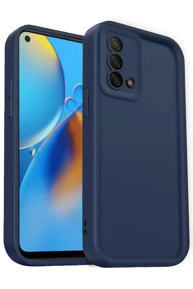 Oppo A74 4G Kılıf Viera Silikon - Lacivert Oppo A74 4G Kılıf Viera Silikon - Lacivert