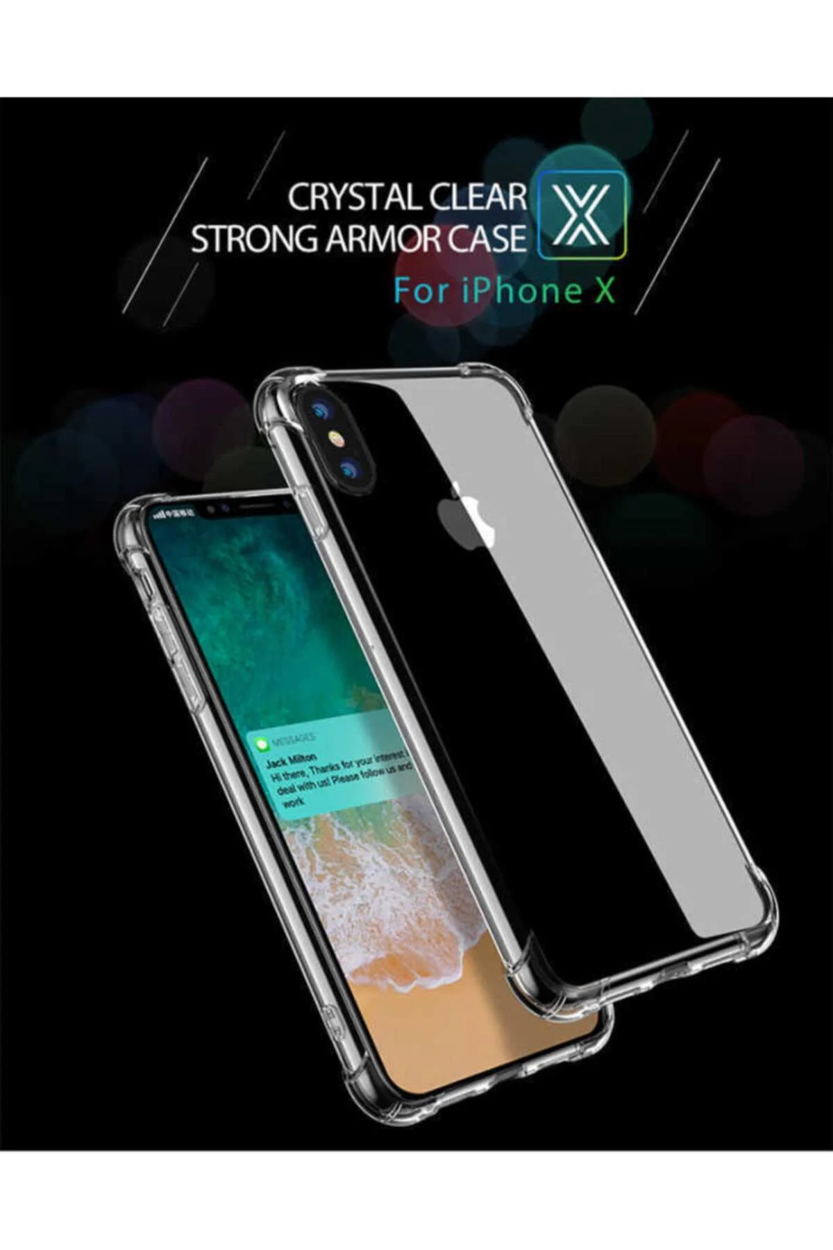 Oppo A9 2020 Şeffaf Tank Silikon Kapak