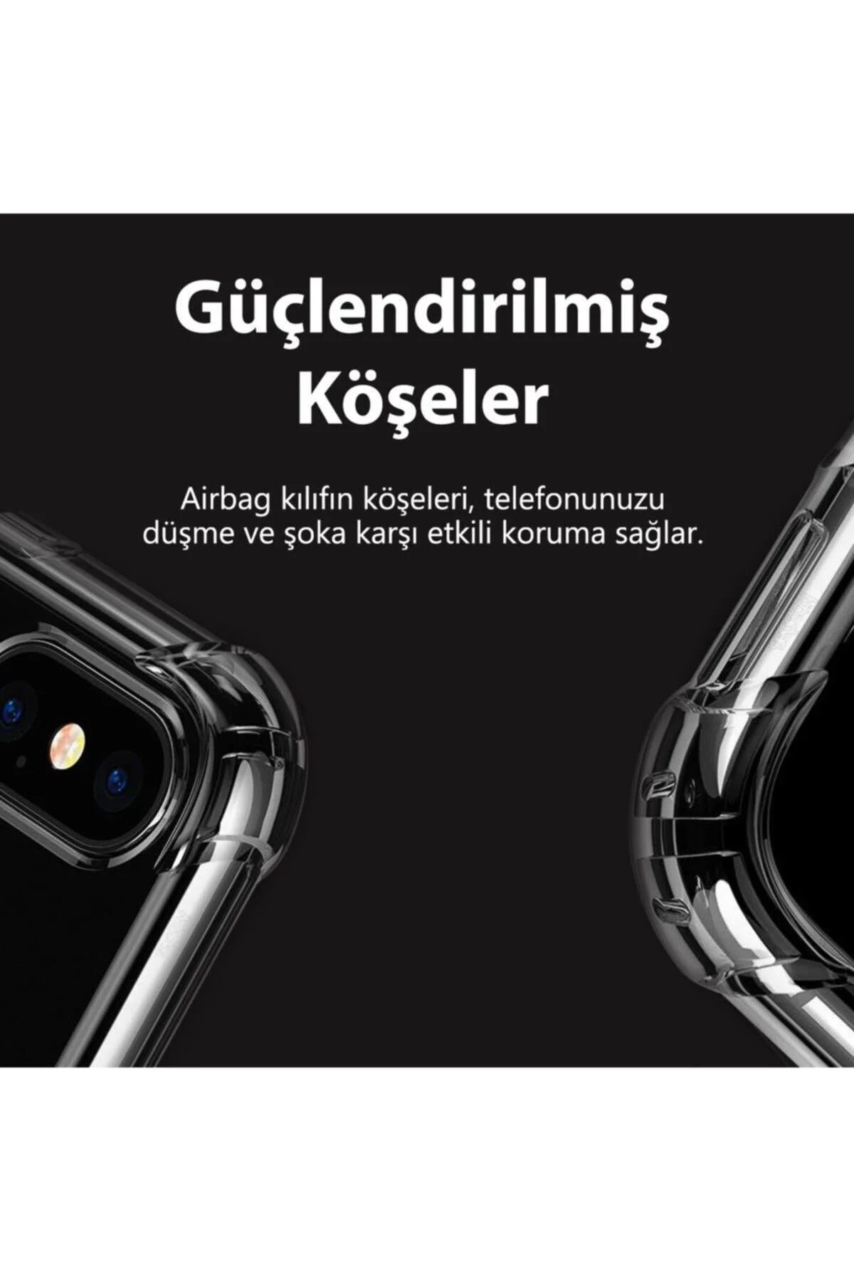 Oppo A9 2020 Şeffaf Tank Silikon Kapak