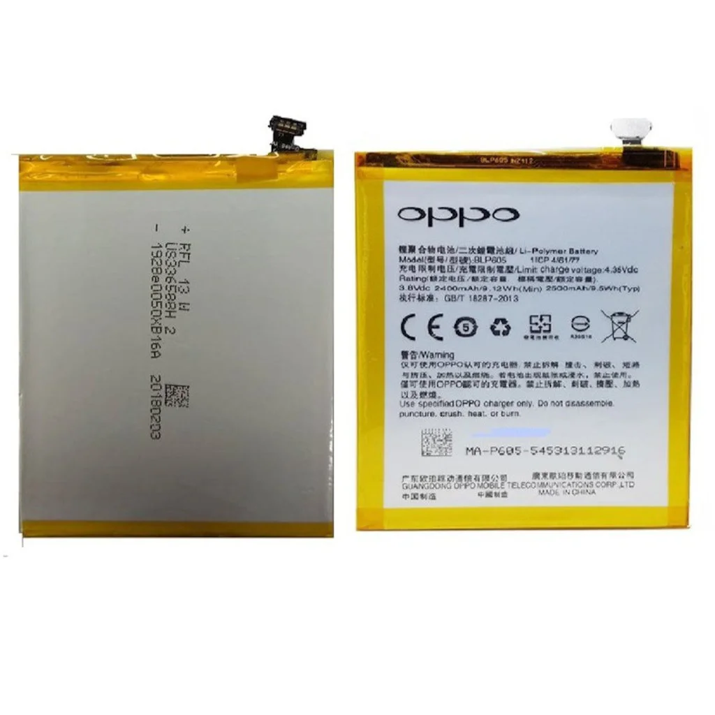 Oppo F1-A33 Blp605 Pil Batarya 2400Mah