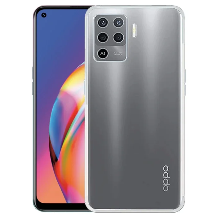 OPPO F19 Pro Kılıf Kamera Korumalı Ultra İnce Şeffaf Silikon - Darbe Emici