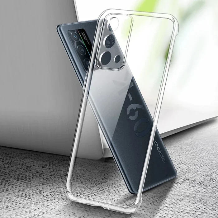 OPPO K9 5G Kılıfı - Ultra İnce Şeffaf Kamera Korumalı Silikon Arka Kapak