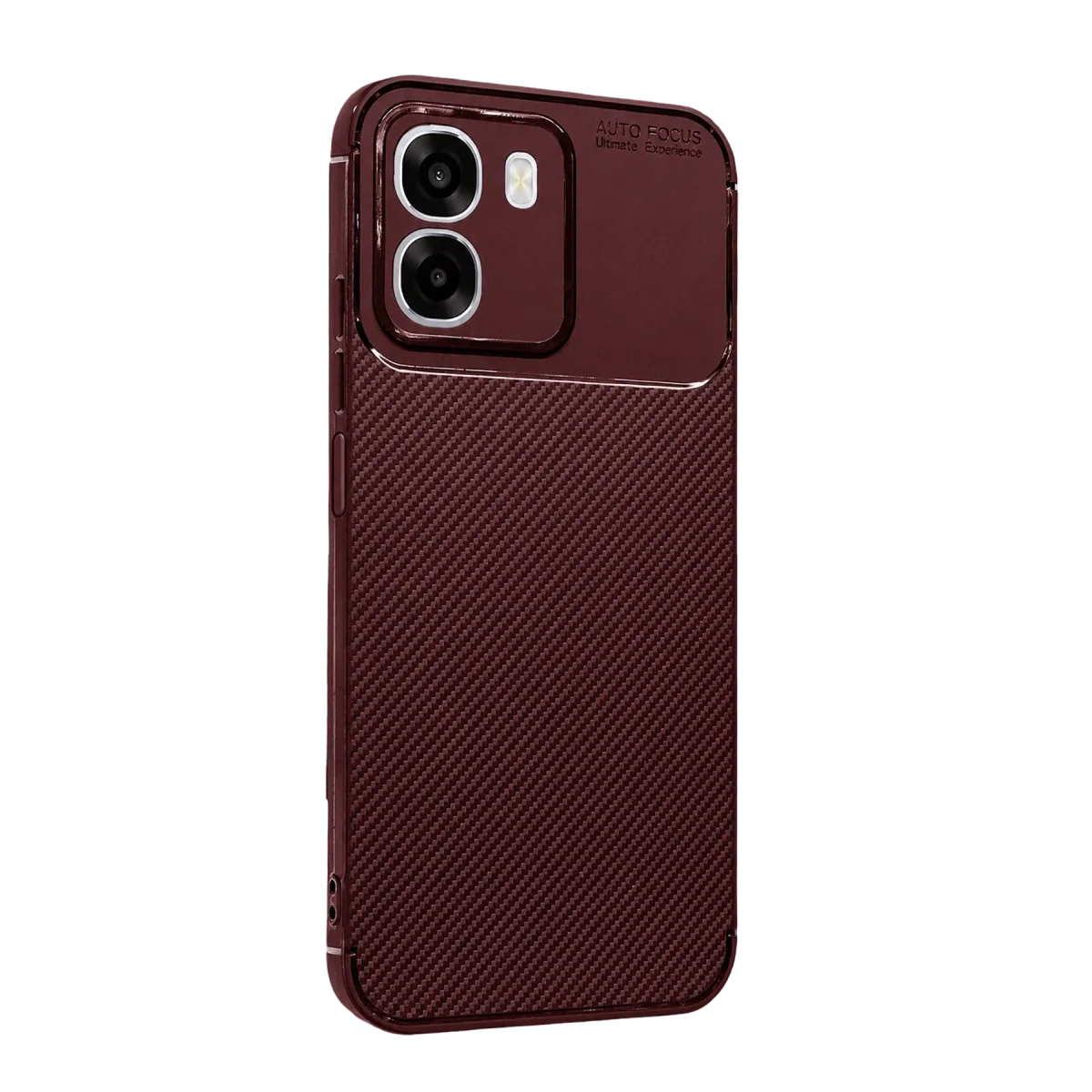Oppo Oppo A6t 5g Auto Focus Karbon Kapak - Bordo Oppo Oppo A6t 5g Auto Focus Karbon Kapak - Bordo
