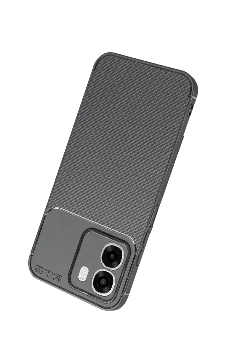 Oppo Oppo A6T 5G Auto Focus Karbon Kapak - Gri Oppo Oppo A6T 5G Auto Focus Karbon Kapak - Gri