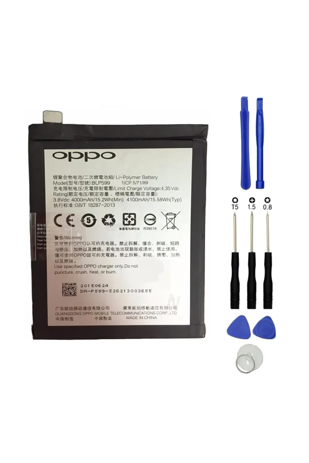 Oppo R7 Plus + Pil Batarya ve Tamir Seti Blp599