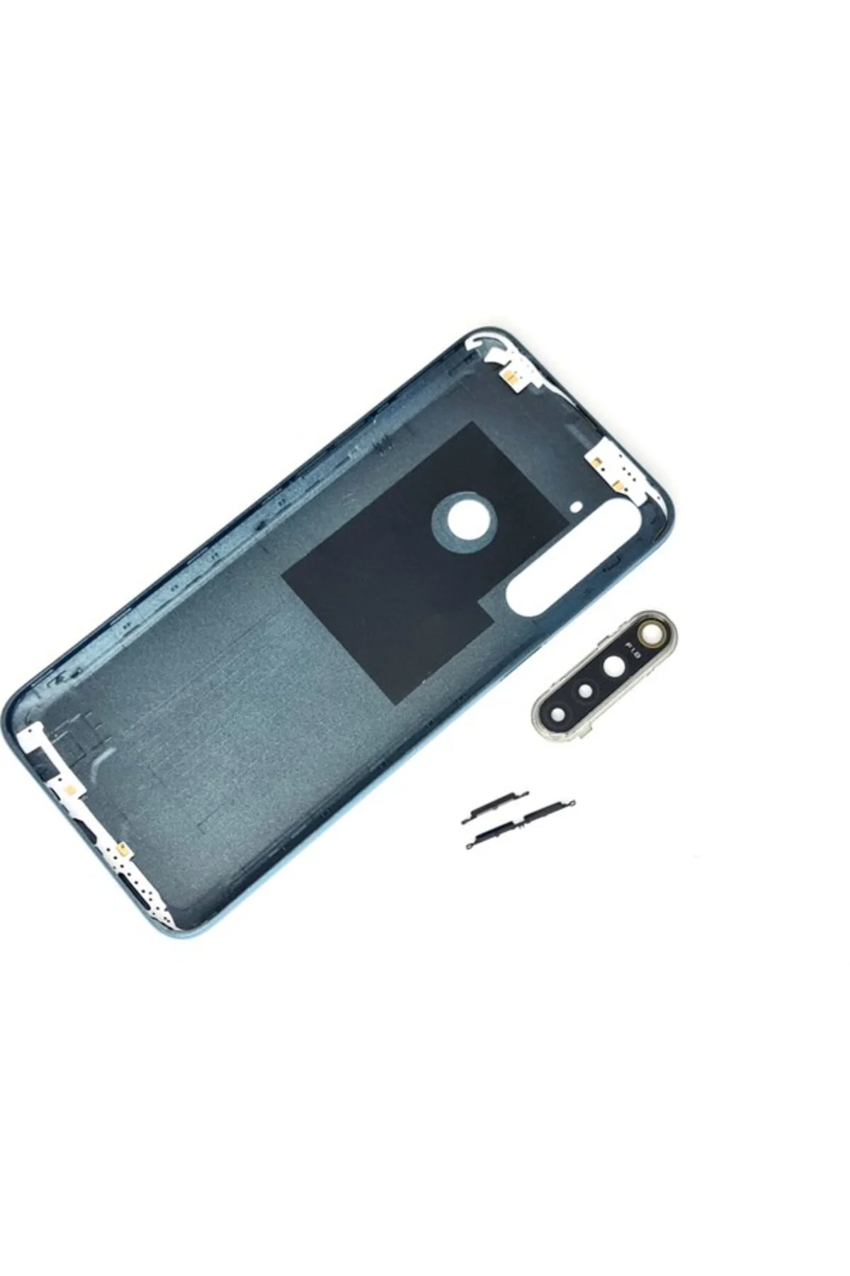 Oppo Realme 5i Uyumlu Full Kasa Arka Kapak Batarya Kapağı Mavi