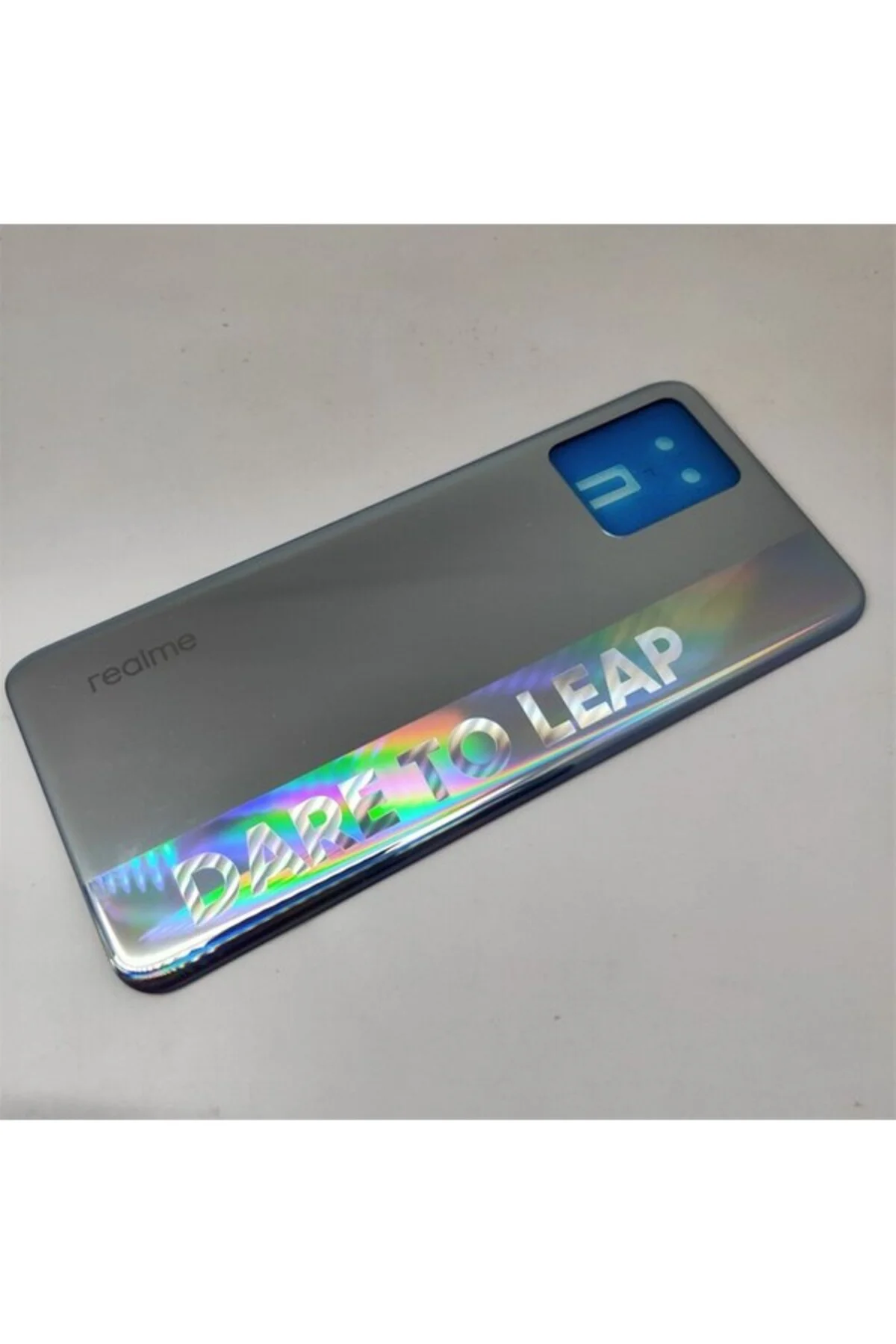 Oppo Realme 8i 4g Pil Arka Kapak Onarımı Kapı Telefonu Arka Kılıfı + Logoyu Değiştirin Siyah