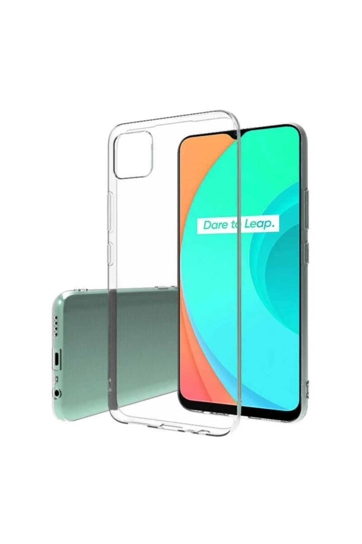 Oppo Realme C11 2.0 MM Korumalı Silikon Kılıf Şeffaf