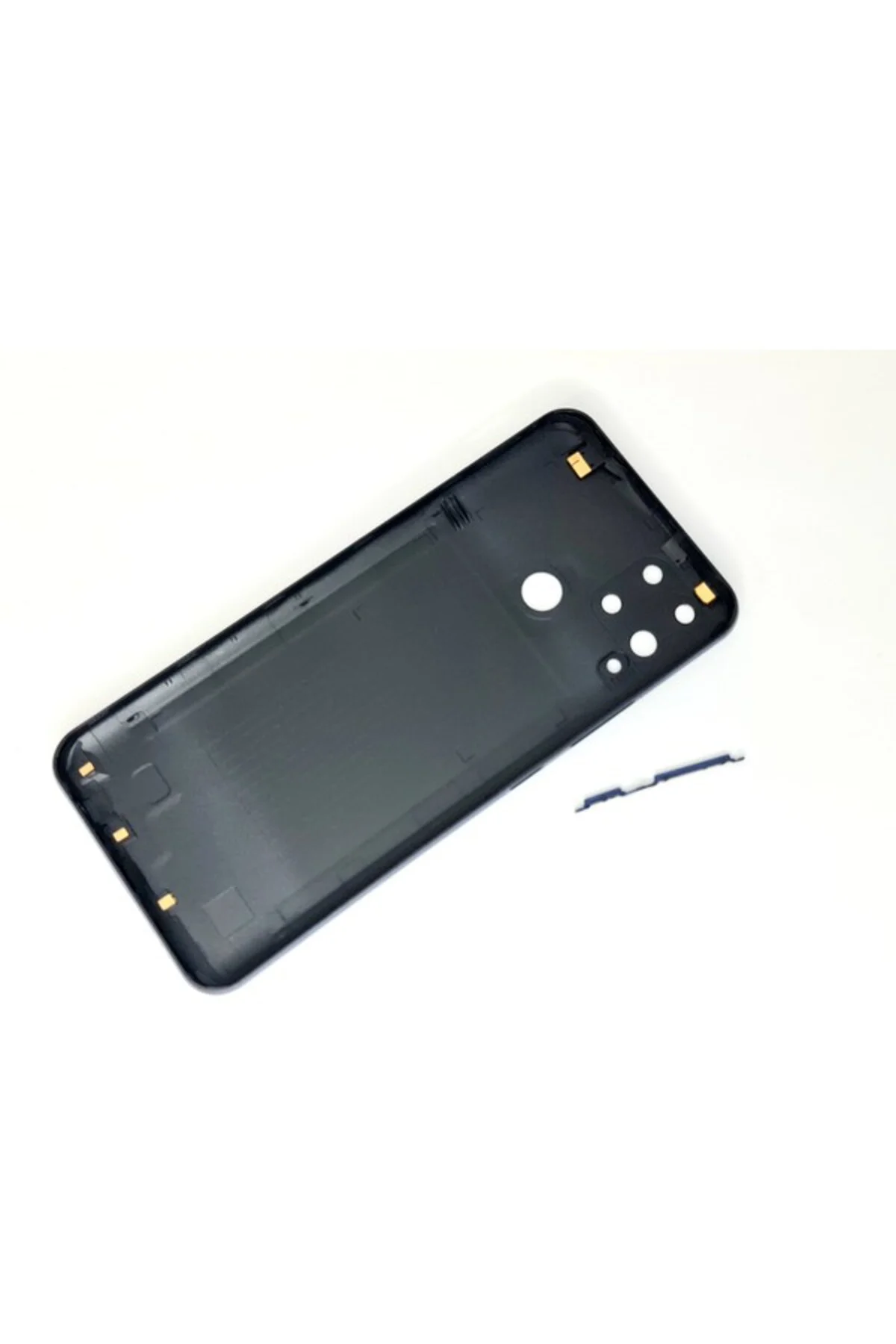 Oppo Realme C15 kasa Arka Pil Batarya Kapağı Mavi
