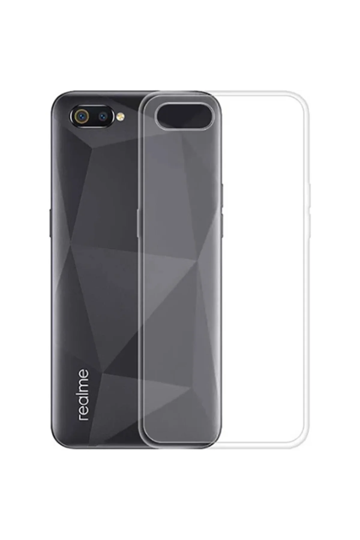 Oppo Realme C2 2.0 MM Korumalı Şeffaf Silikon Kılıf
