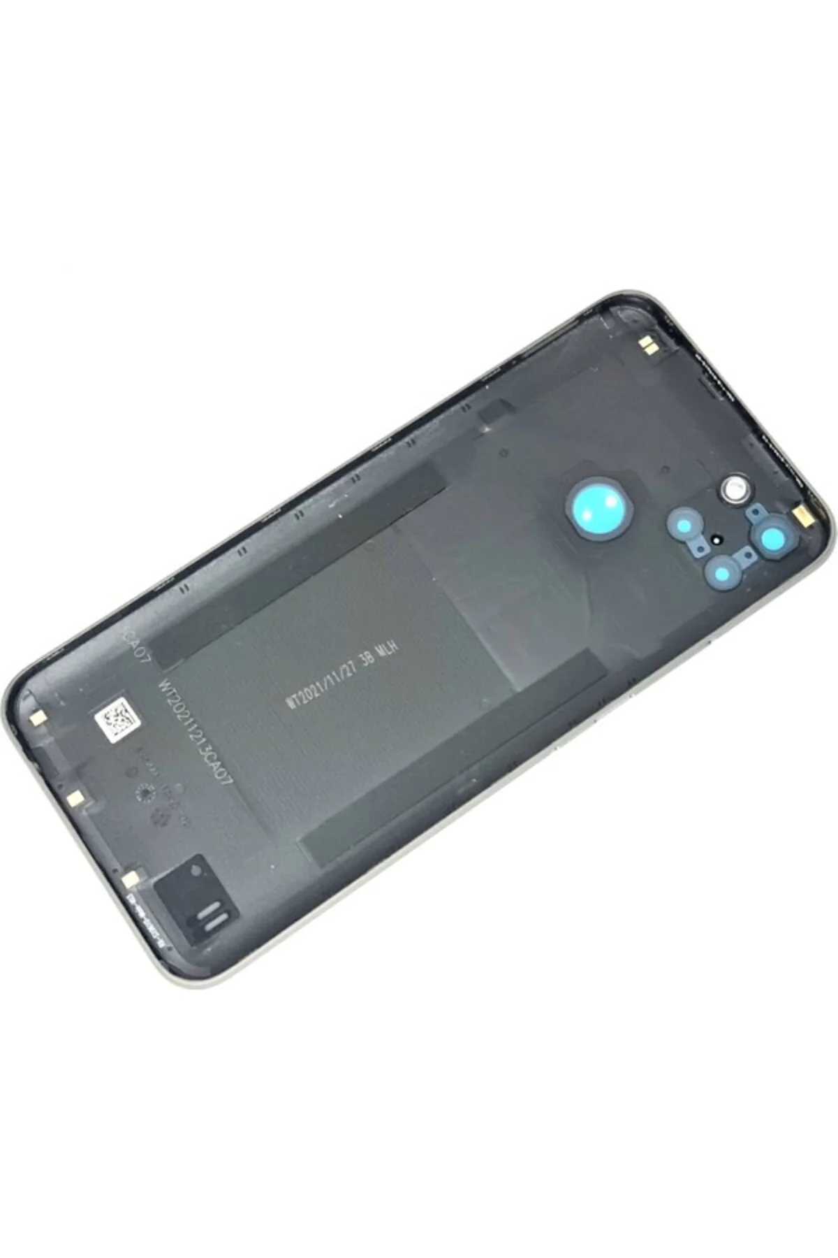 Oppo Realme C25Y Uyumlu Kasa Arka Pil Batarya Kapağı Mavi