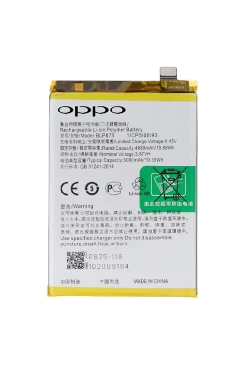 Oppo Realme Q3 Pro 5g - Blp857 - Batarya - Batarya Pil Batarya