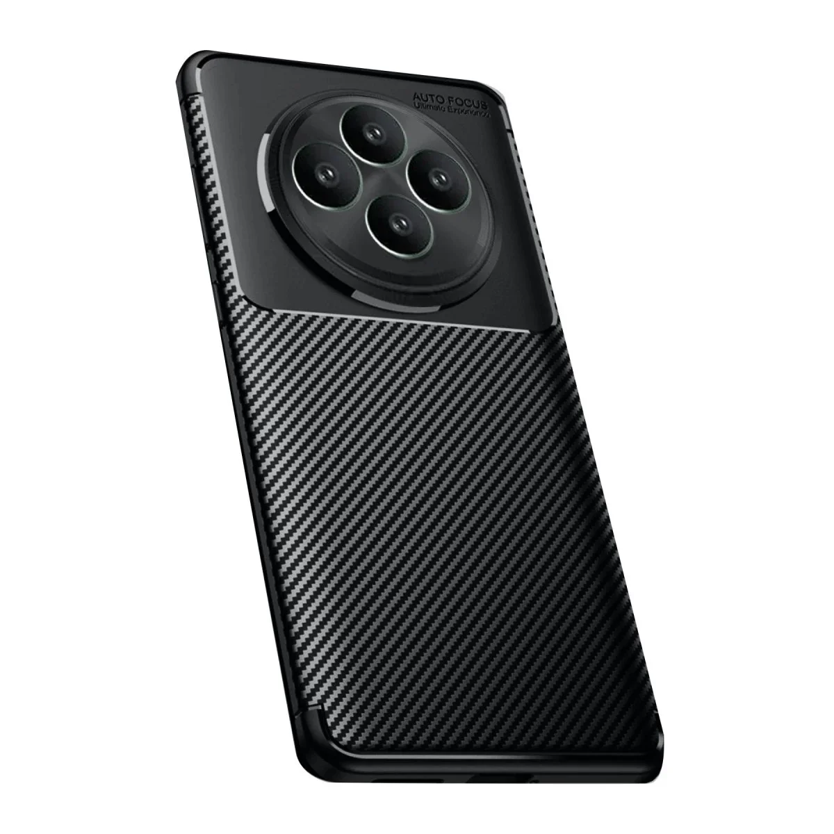 Oppo Reno 11 FS Kılıf Auto Focus Karbon Kapak - Siyah Oppo Reno 11 FS Kılıf Auto Focus Karbon Kapak - Siyah