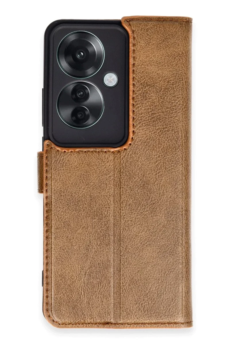Oppo Reno 11F Kılıf Trend S Plus Kapaklı Kılıf - Taba Fiyatı, Yorumları ve Özellikleri